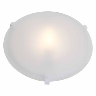 Access Cirrus 1 light White 16 inch Flush mount