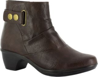 Womens Easy Street Wynne   Brown Synthetic Boots