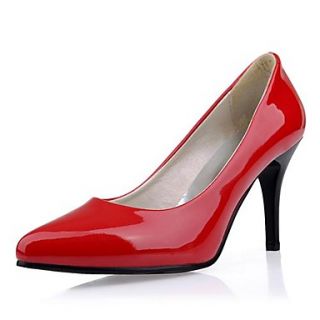 Patent Leather Stiletto Heel Pumps Heels Shoes(More Colors)