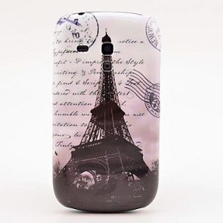Famous Eiffel Tower with Letters Pattern Hard Back Cover Case for Samsung Galaxy S3 Mini I8190