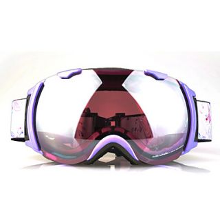 BASTO Purple Frame Purple Sensor Mirror Lens Snow Googgles