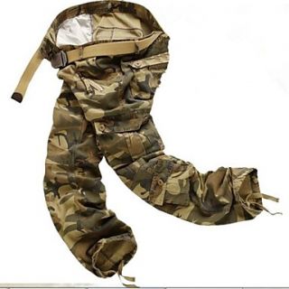 Mens Fashion Plus Size Wash Overalls Camouflage Pants