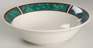 Gibson Designs Royal Duchess Green Coupe Cereal Bowl, Fine China Dinnerware   Gr