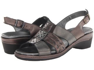 La Plume Greta Womens Sandals (Metallic)