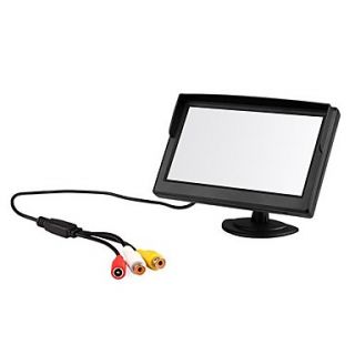 5 Digital Color TFT LCD Car Reverse Monitor for Rearview Camera DVD VCR