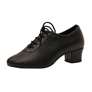 Breathable PU Upper Lace up Ballroom Modern Dance Shoes