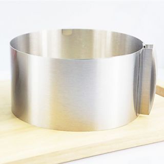 Retractable Circle Cake Ring, Stainless Steel Diameter16 30cm Height8.5cm
