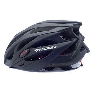 MOON Cycling Black PCEPS 25 Vents MTB Protective Helmet