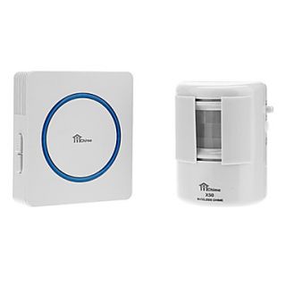Digital Wireless Body Sensor Intelligent Greeting Warning Doorbell with 35 Melody Music / LED Light