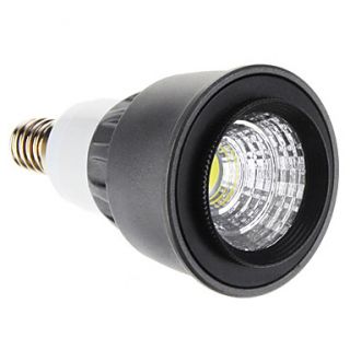 E14 5W COB 250 300LM 6000 7000K Cool White Light LED Spot Bulb (110 240V)