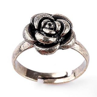 Womens Rose Finger Adjustable Ring