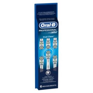 Oral B Professional Dual Clean Refill Heads   6 Count