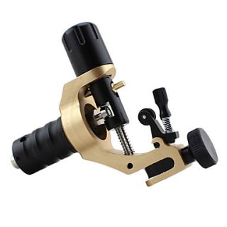 Carved Rotary Tattoo Machine for Liner and Shader(Gold)