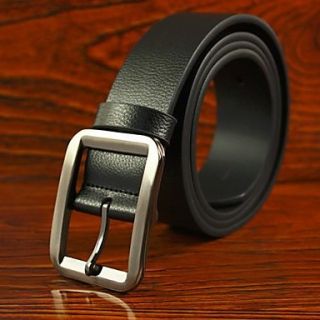 Mens Luxurious Genuine Leather Pin Buckle Belt 4 Colors