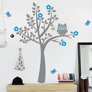 Owl Tree Home Decal Wall Sticker