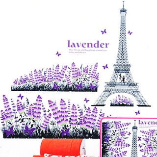 Architecture Eiffel Tower 3D Stickers,Removable Wall Stickers