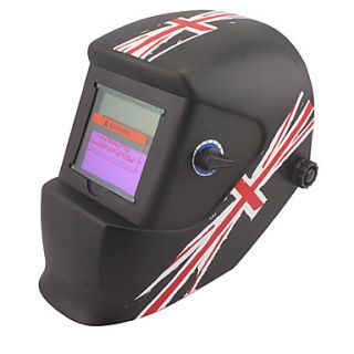 UK Flag Pattern Li Battery Solar Auto Darkening Welding Helmet