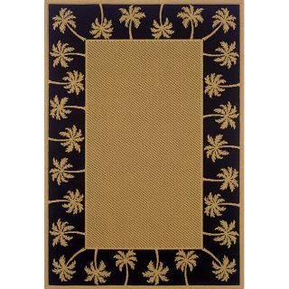 Polypropylene Laguna Indoor/ Outdoor Rug (23 X 76) (BeigePattern BorderMeasures 0.375 inch thickTip We recommend the use of a non skid pad to keep the rug in place on smooth surfaces.All rug sizes are approximate. Due to the difference of monitor colors