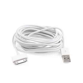 USB Cable for iPad/ iPhone4/4s and iPod (Apple 30 pin,3m)