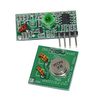 433Mhz RF Wireless Transmitter and Receiver Link Kit for Arduino, Remote Control