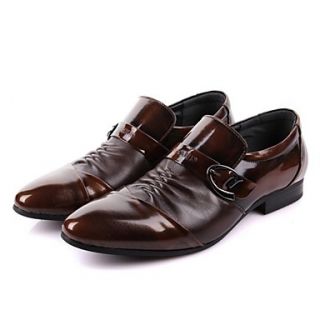 Leather Mens Flat Heel Comfort and Fashion Oxfords Shoes With Buckle(More Colour)