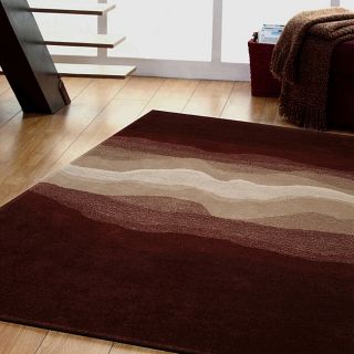 Jovi Home Cosmos Hand tufted Brown Wool Rug (8 X 11)