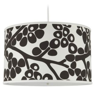 Oilo Modern Berries 3 Light Cylinder Pendant BERLC Shade Color Brown