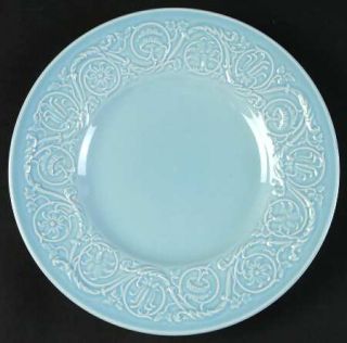 Wedgwood Patrician Blue Salad Plate, Fine China Dinnerware   All Blue, 5 Piece P