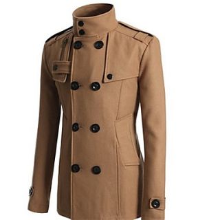 Mens Double Breasted Fashion Coat