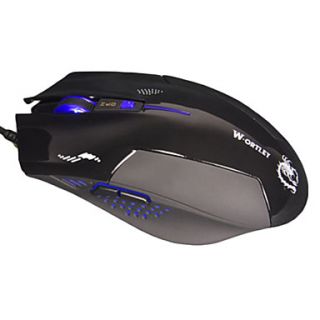 USB Wired Multi keys DPI switched Gaming Mouse Black