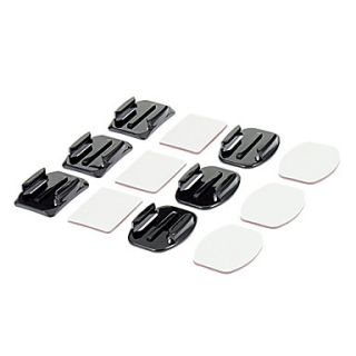 6pcs Gopro Accessories Flat Adhesive Mount For Gopro Hero 1/2/3 Camcorder Camera