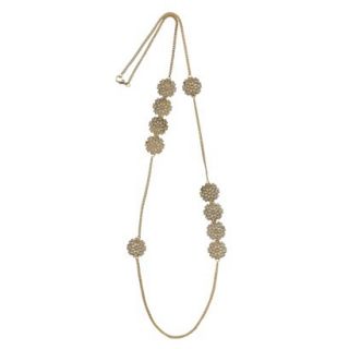 Womens Fashion Station Necklace   Gold(42)