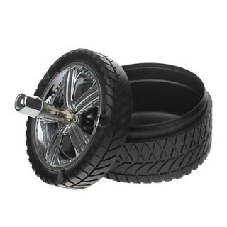 Creative Tire Style Fashion Press Rotation Ashtray