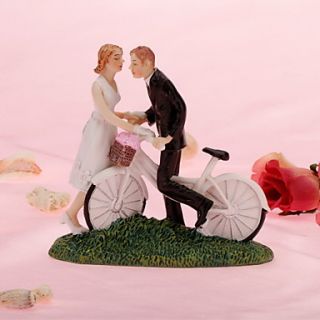 Motorcycle Get Away Wedding Cake Topper