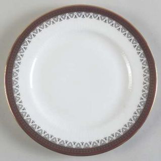 Paragon Holyrood Red Bread & Butter Plate, Fine China Dinnerware   Red Band With