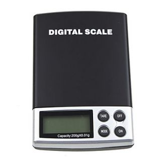 2Kg 0.1g Digital scale LCD Weighing Pocket Scale Electronic Balance 2000g D41N
