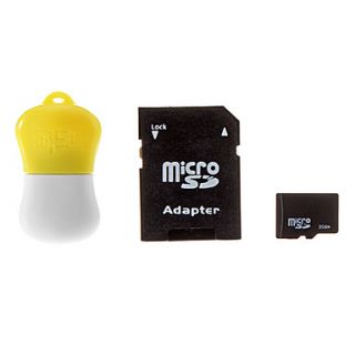 2G Hi Speed Ultra microSD TF Card with microSD Adapter and USB Card Reader