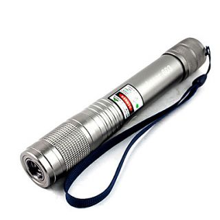 LT XY02 Aluminium Aolly Zoom Waterproof Green Laser Pointer(1mw,532nm,2x18650,Gray)