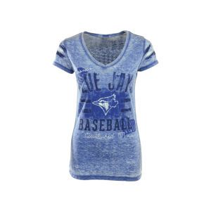 Toronto Blue Jays 5th & Ocean MLB Womens Burnout Wash Baseball T Shirt