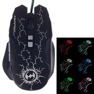 BATKNIGHT Ghost Bat T3200 Colorful Glare USB Gaming Mouse (400 4000 DPI)