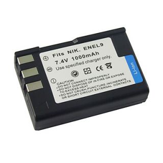 Replacement Digital Camera Battery EN EL9 for Nikon D40X/Nikon D60(09370133)