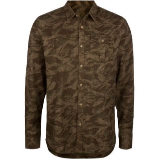 Lombard Mens Shirt Camo Green In Sizes Large, Xx Large, X Large, Medium