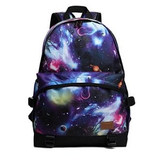 Mens/Womens Casual Starry Sky Canvas Backpacks(Linning Color Randoms)