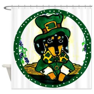  Irish Dachshund Shower Curtain  Use code FREECART at Checkout