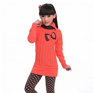 Girls Lovely Cotton Leisure Long Sleeve Cardigan