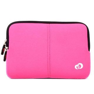 Kroo Pink / Magenta Slim Carrying Sleeve For 10 inch Tablets And Notebooks