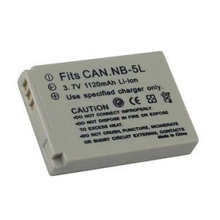 Replacement Digital Camera Battery NB 5L/NB 5LH for CACON Digital XUS800/ IXUS90(09370140)