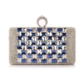 Polyster Wedding/Special Occation Clutches/Evening Handbags With Rhinestones