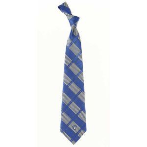 Milwaukee Brewers Eagles Wings Necktie Woven Poly Plaid
