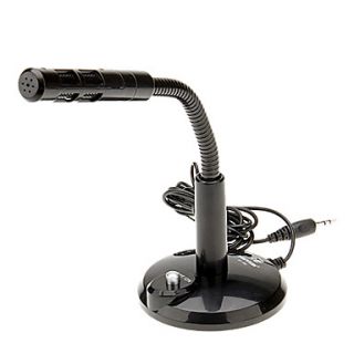 960 3.5mm Stereo Plug High Quality Microphone (Black)